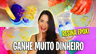 COMO FAZER PEÇAS DE RESINA EPOXI E GANHAR MUITO DINHEIRO COM SUA LOJA EM CASA