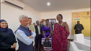 KiliPaul meeting Honorable External Affairs Minister of India and MP (Raja Sabha)from Gujarat State