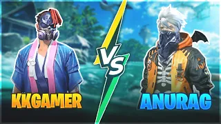 KK Gamer vs ANURAG Bhai   // 1 ᴠ 1 // ᴀᴜᴋᴀᴛ ᴋɪ ʙᴀᴀᴛ😅
