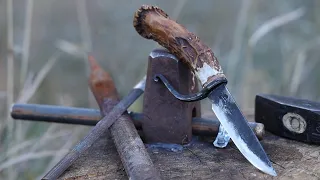 Making a Knife from an Old File - Backyard Blacksmithing