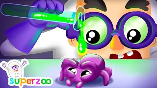Superzoo team! We have to avoid Dr. Spooky to damaging the ecosystem