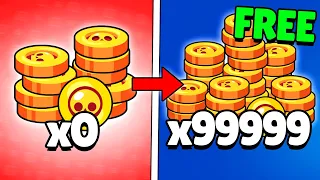 How To Get FREE Coins FAST in Brawl Stars!