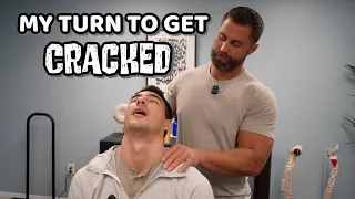 Getting Adjusted by Dr. Kyle Hemsley...I'm Crunchy! | Full Chiropractic Treatment + CRACKS