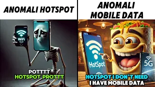 Anomali Hotspot VS Anomali Mobile Data