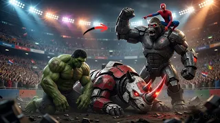 🦍 SPIDERMAN Wins The Magic King Kong Racing Championship! Epic Racing Challenge