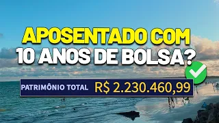 QUANTO RENDE 2,2 MILHÕES EM AÇÕES? DA PRA PARAR DE TRABALHAR? CARTEIRA DE DIVIDENDOS