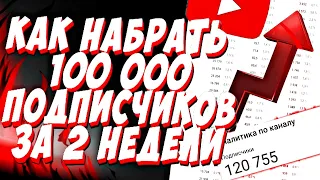 КАК НАБРАТЬ ПОДПИСЧИКОВ НА YouTube В 2022 || 100 000 ЗА 2 НЕДЕЛИ =||= RUSYA