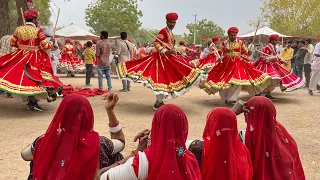 सात जिलो ओर पच्चास गाँवों की गैर नृत्य एक साथ मेले मे देखने को मिला।शिकारपुरा जोधपुर में