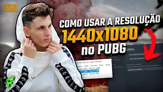 COMO USAR A RESOLUÇÃO 1440 x 1080 NO PUBG!! (4:3) E COMO USÁ-LA EM SUAS LIVES!!