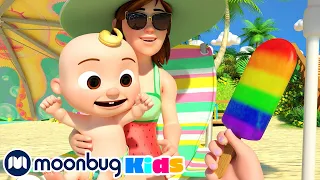 Beach Song - Sing Along | @CoComelon | Moonbug Literacy