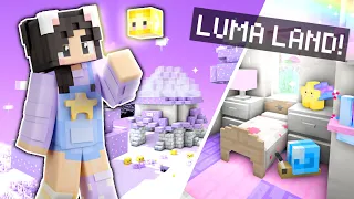 💜Decorating My House + Discovering Luma Land! Minecraft StarQuest Ep.9