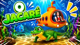 O Jacaré Foi Passear Lá na Lagoa | Música Infantil Divertida 🐊 #jacare #lagoa #infantil