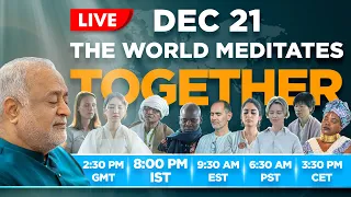 THE WORLD MEDITATES TOGETHER with DAAJI | 21 Dec 2025 | World Meditation Day | Heartfulness