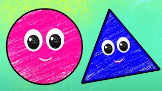 Shapes Song for Children, Educational Video & Song for Kids