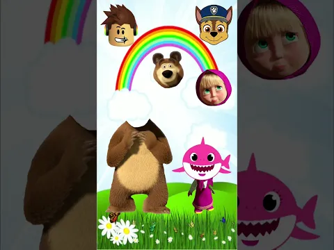 #babyshark #roblox #pawpatrol #mashaandthebear