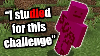 Minecraft, but if I say "die" then I die
