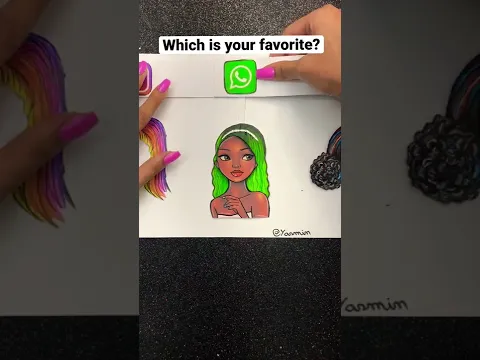 Which hair is your favorite? 🥰👩🏾‍🦱 #shorts #hair #art #drawing #artist