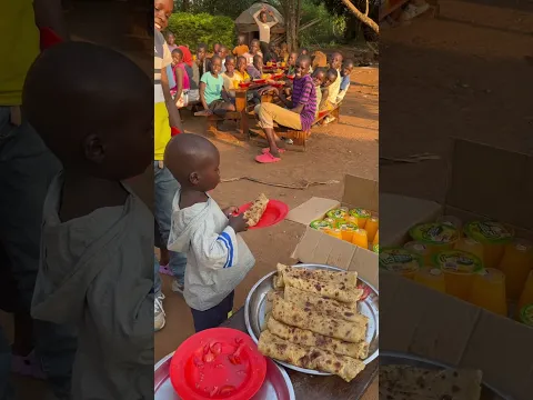We are grateful because we have food for our children (donation link in bio)#shorts #viral #trending