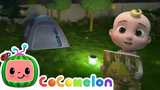 JJ's Bedtime Camping Story ✨ CoComelon | Nursery Rhymes for Babies