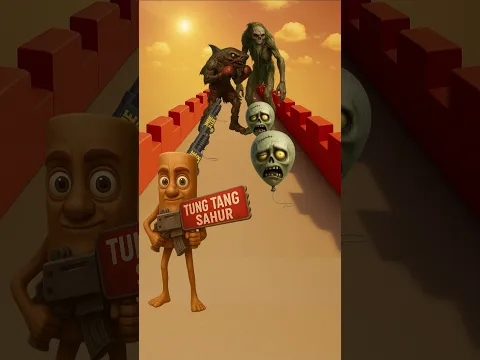 Tung Tung Sahur 💫 vs Build a Queen 👑 vs Zombies 🧟 – Who Wins?! 😱🔥 #shorts