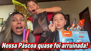 O coelhinho trolador quase arruinou nossa Páscoa! Será que ganhamos ovos de chocolate?🤔