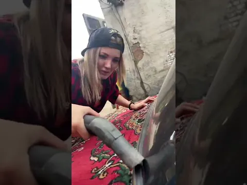 Пылесосим АВТО #ASMR #shorts #настятуман