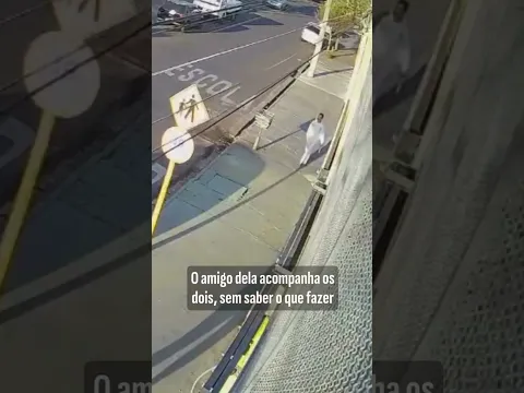 Motorista para o carro e evita estupro de menina a caminho da escola em Bauru; vídeo mostra momento