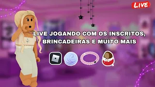 LIVE JOGANDO COM OS INSCRITOS, BRINCADEIRAS E MUITO MAIS