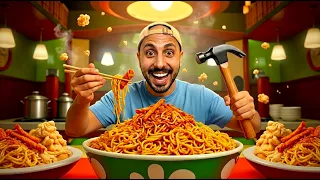 I Tried My Most Viral Challenges...10,000 Times !