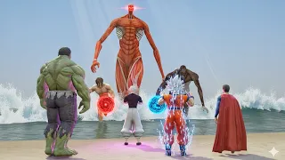 GTA 5 Superheroes vs Attack on Titan – ULTIMATE Compilation (HULK, GOJO Goku, Superman & More!)
