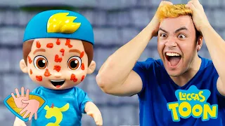 👋🏻LIBRAS👋🏾 BONECO DO LUCCAS E BONECA DA GI FICARAM DOENTES
