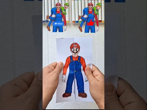 Which one is correct |Super Mario Galaxy Characters #supermariogalaxy #papercraft #diy