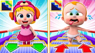 Magic Stairs Song | Escalator Funny | Nursery Rhymes & Kids Song | PIB Little Songs