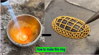 24k Gold Ring Making  | How Gold Ring Is Made
