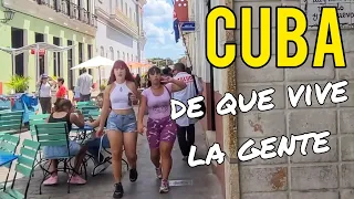 La calle del medio en Matanzas... DE QUE VIVE LA GENTE.