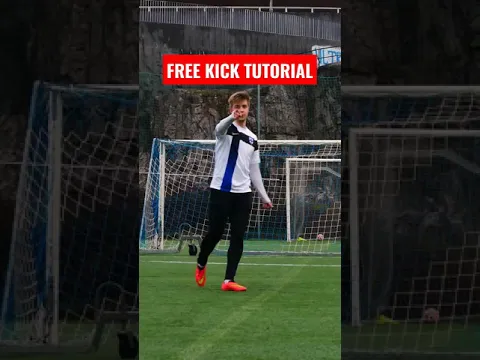 60sec Free Kick TUTORIAL #freekick #football #messi