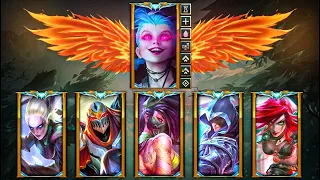 100% CDR Jinx vs. 5 Challenger Assassins (1v5)