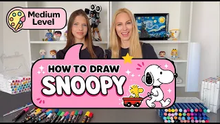 How to Draw Snoopy 🐶 Easy & Fun Tutorial