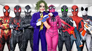 TEAM SPIDER-MAN Action Story IN REAL LIFE ( 2 Hour ) NERF WAR || SEASON 1 - FLife vs