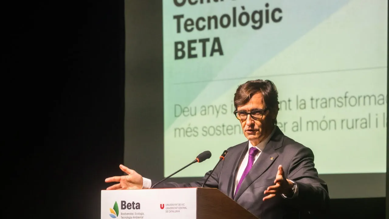 El president de la Generalitat, Salvador Illa, inaugura els nous espais del Centre Tecnològic BETA