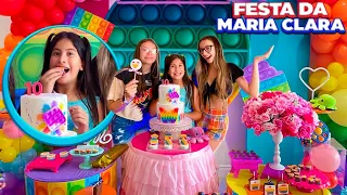 FOMOS NA FESTA POP IT DE ANIVERSÁRIO DA MARIA CLARA - FESTA DE POP IT! TINHA MUITO FIDGET TOY!