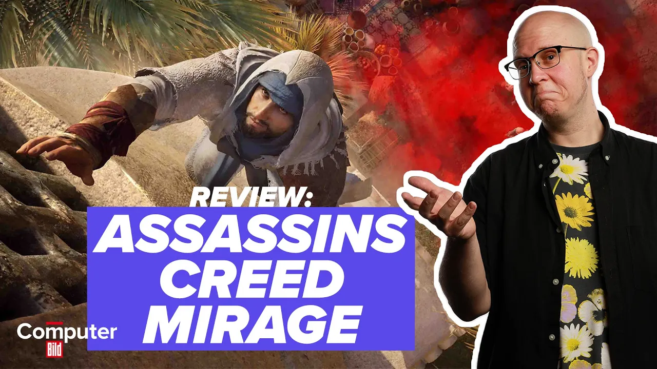 Vido-Test de Assassin's Creed Mirage par Computer Bild