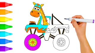 Funny Giraffe | Learning Videos for Kids 😊 🌈 😍