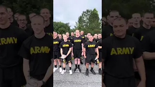 Infantry Soldiers in training at Fort Moore (Fort Benning). Hundreds of them attend chapel services.