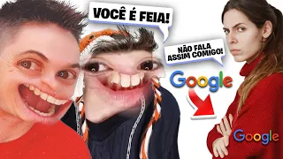 CHAMEI O DUDU PRA DISCUTIR COM A VOZ DO GOOGLE😂