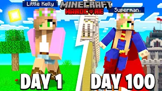 I Survived 100 Days as a SUPERHERO in Minecraft ... Here's What Happened