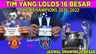 RESMI ! DAFTAR TIM YANG LOLOS 16 BESAR LIGA CHAMPIONS | JADWAL DRAWING 16 BESAR LIGA CHAMPIONS 2021