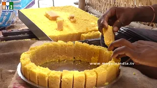 Dessert that Melts in the Mouth | MYSOREPAK | How to make Village Style Mysore Pak