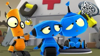 Rob Caught a Bug in Space! 🪐| Rob The Robot | Preschool Learning