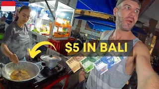 What Can $5 Get You in Bali?  (Indonesian Street Food Challenge) 🇮🇩